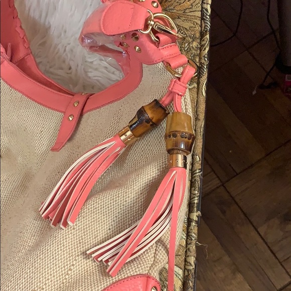 Cute in canvas purse/satchel! New! - Picture 4 of 6